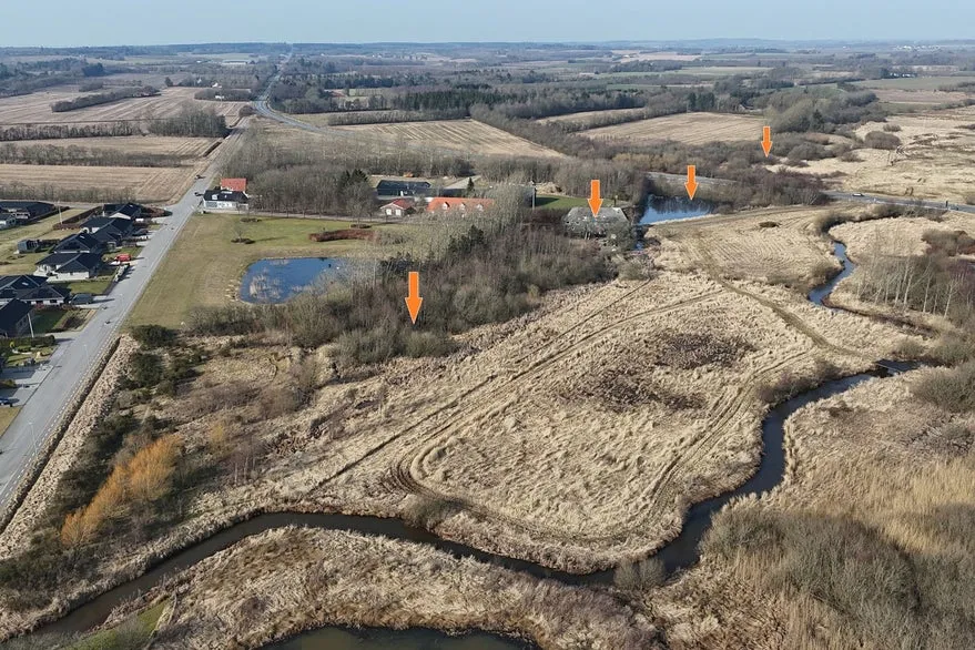 Vue aérienne - Development Land with Natural Setting in Skjern