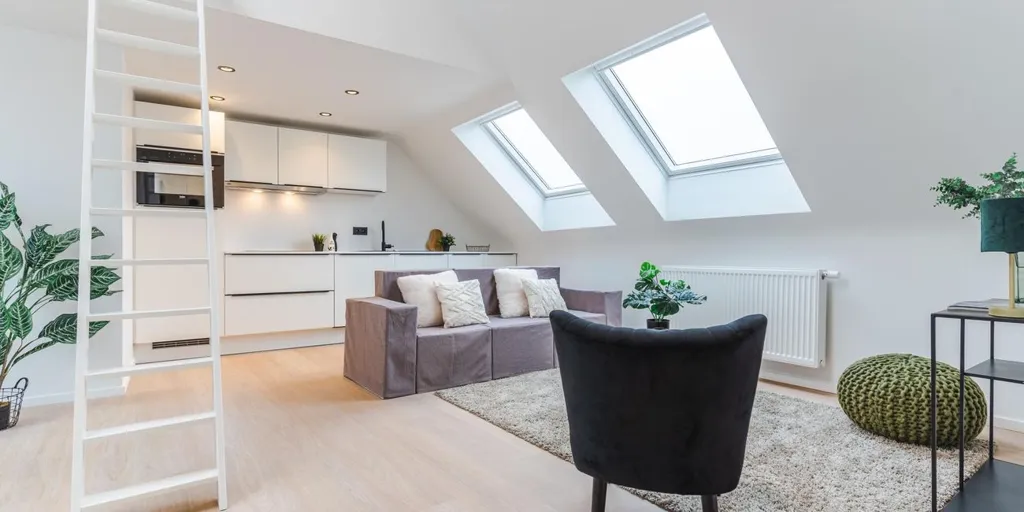 Séjour - Dakappartement Rénové avec Vue sur Gent