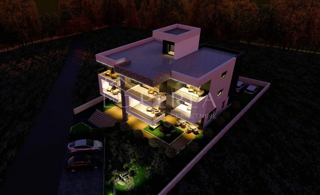 Modern Apartment with Sea View in Bibinje