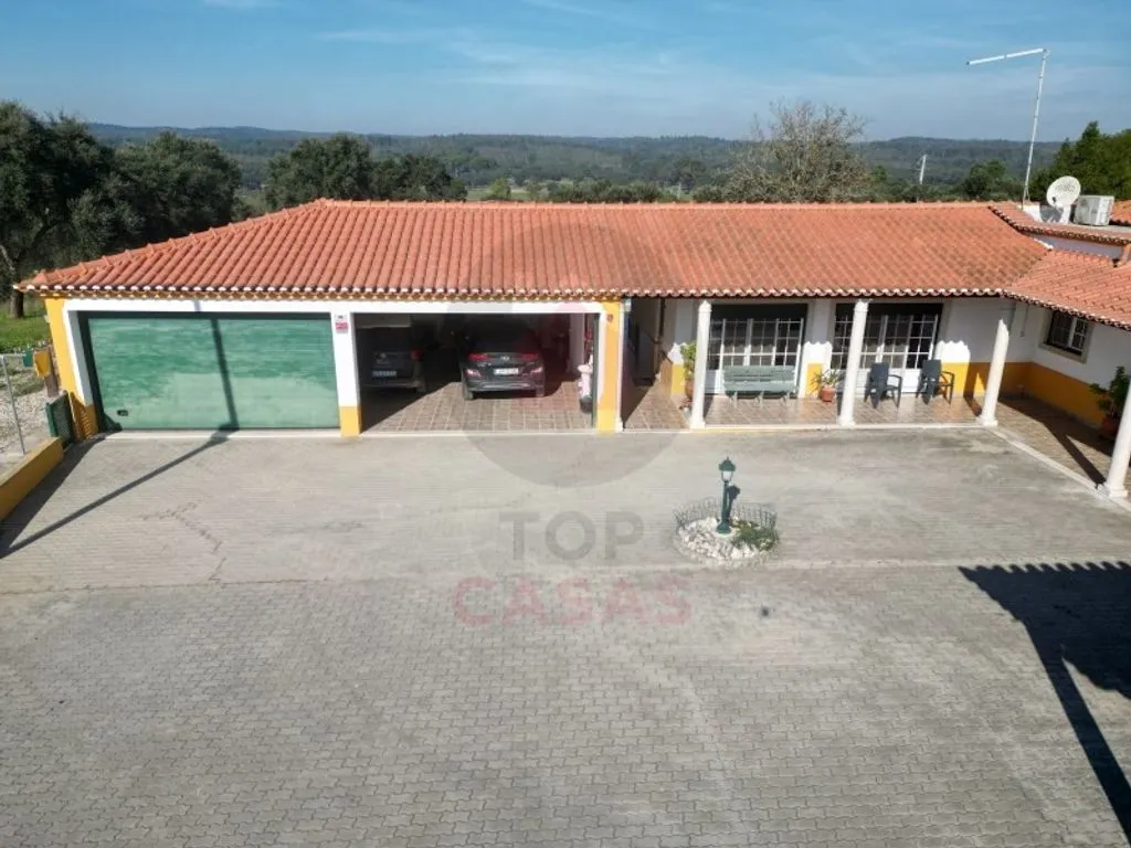 Aerial - Luxury House with Pool in Almeirim
