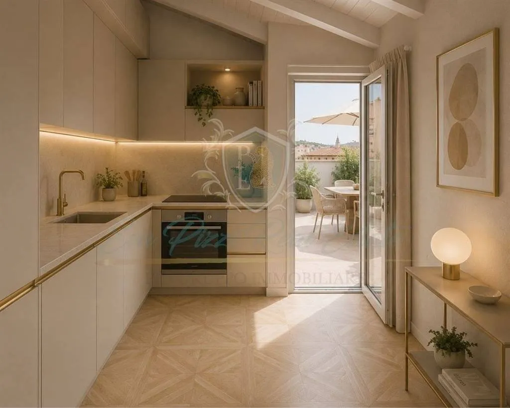 Köök - Newly Constructed Apartment with Terrace in Lodi