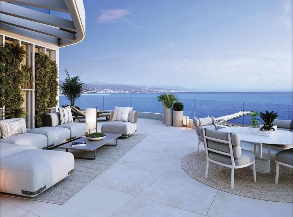 Terrasse - Luxury Flat with Sea View in Malaga