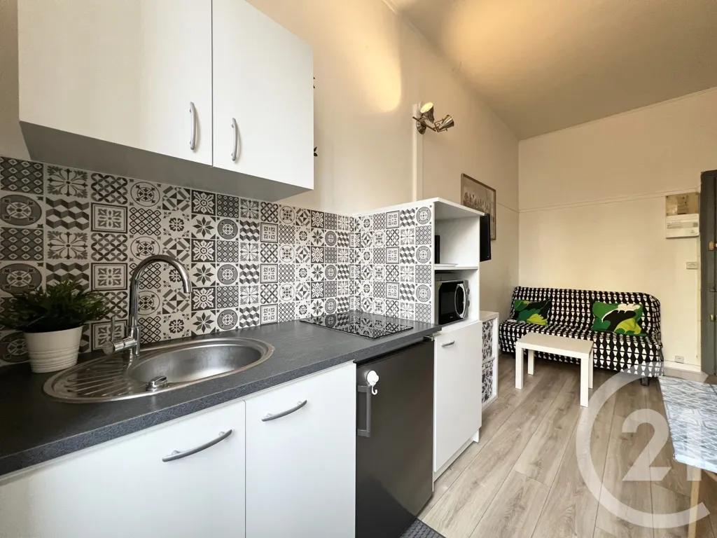 Cuisine - Studio Meublé Proche Gare à Grenoble