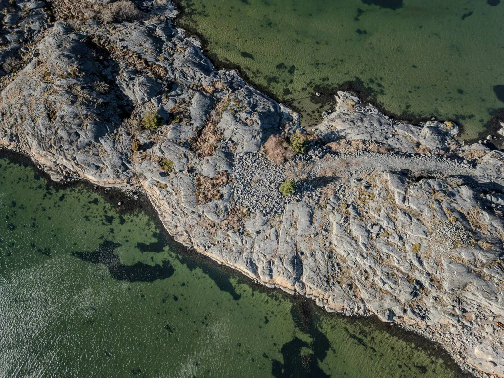 Aerial - Private Island with Waterfront in Kungälv