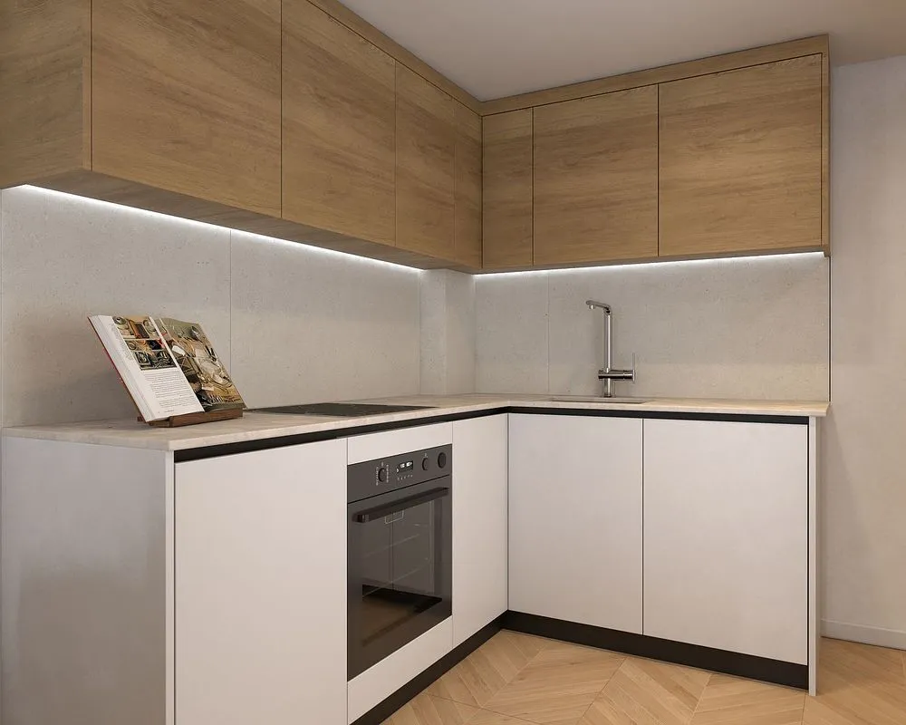 Köök - New Flat with Sea View in Malvarrosa, Valencia