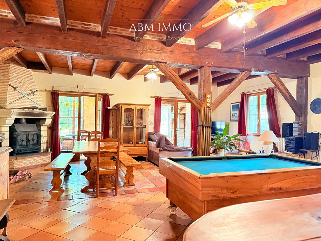 Soggiorno - Character House with Workshop in Naussannes