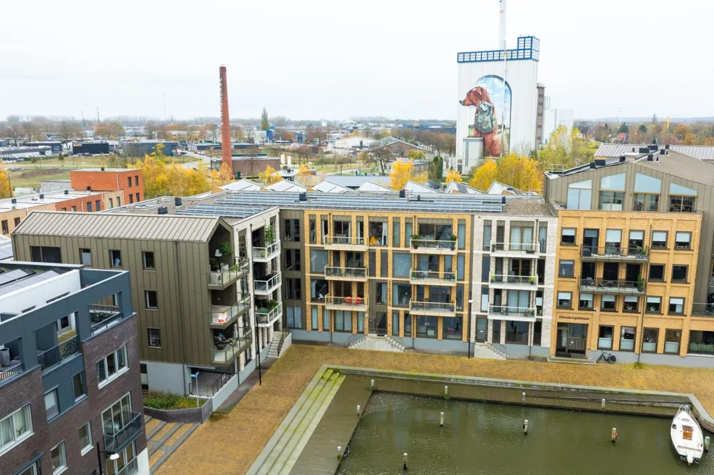 Vue aérienne - Luxury Waterfront Apartment in Doetinchem