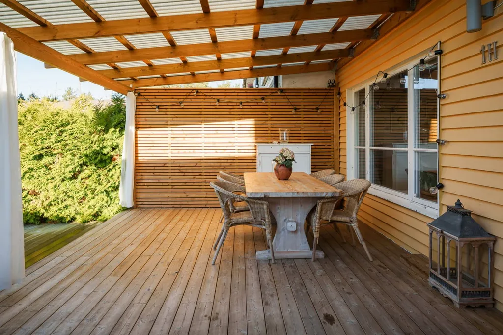 Terrasse - Modernised Terraced House with Garden in Hille