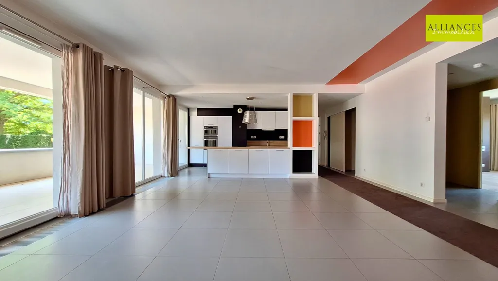 Living Room - Luxury Apartment with Terrace in Pfastatt