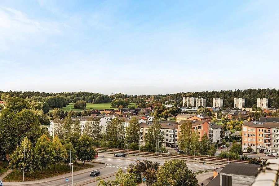 Vista aerea - Apartment with South-West Balcony in Tumba