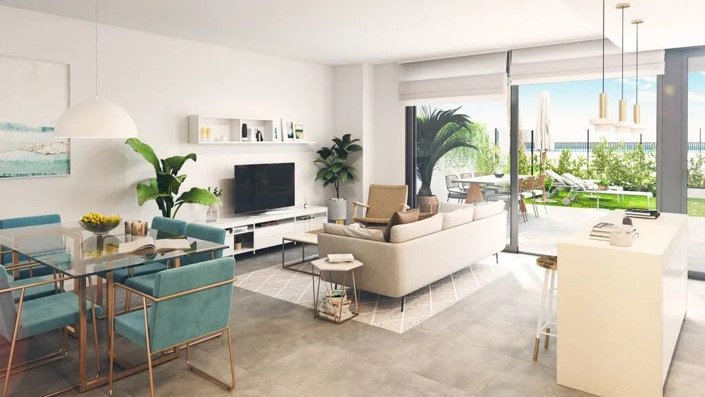 Séjour - Beachfront Flat with Pool in Torremolinos