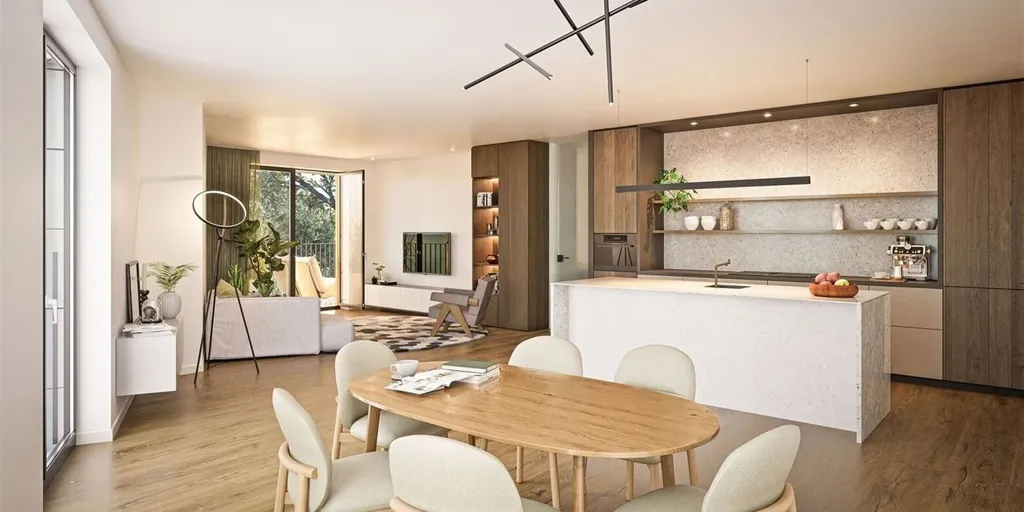 Köök - Penthouse with Terrace in Brasschaat