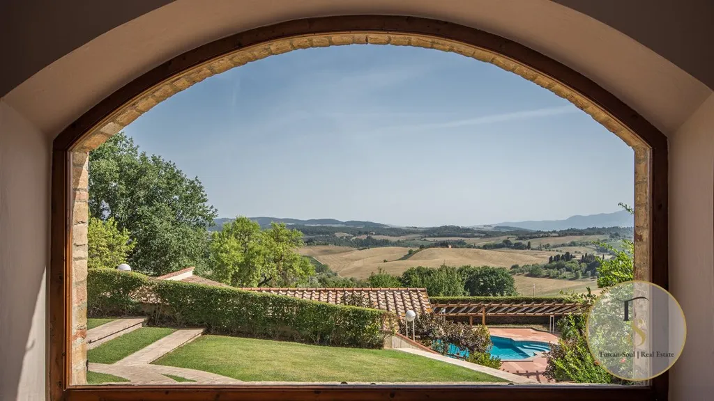 Terrass - Rustic Casale with Panoramic Pool in Montepulciano