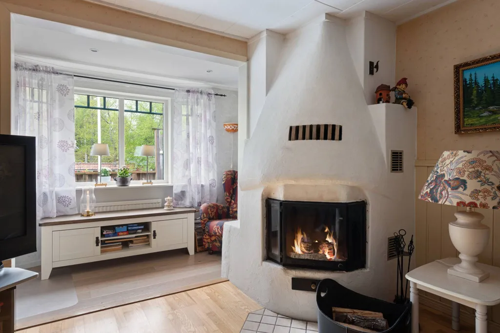Séjour - Villa with Pool and Jacuzzi in Smara, Edsbro