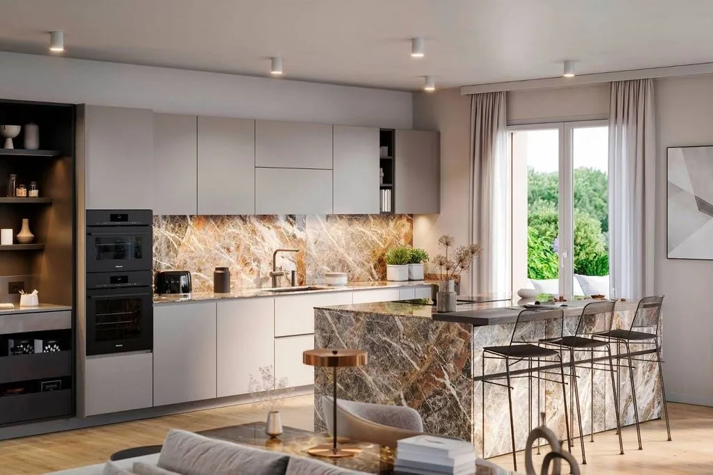 Cuisine - Luxury Penthouse with 360° View in Monza