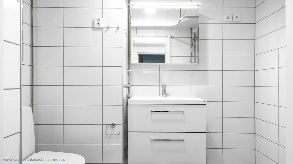 Salles de bain - Renovated Studio Flat in Matinkylä, Espoo