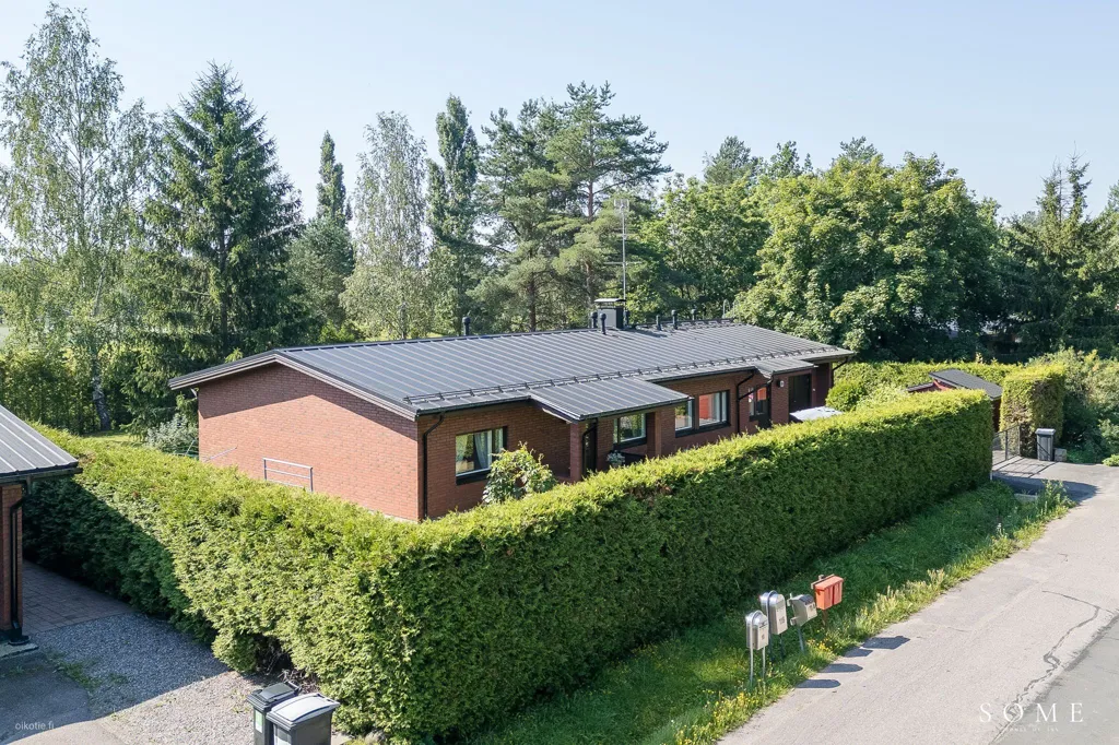 Vue aérienne - Spacious Detached House with Garden in Tuusula