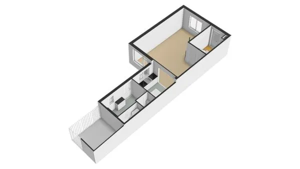 Plan - Modernised Two-Storey House with Garden in Reuver