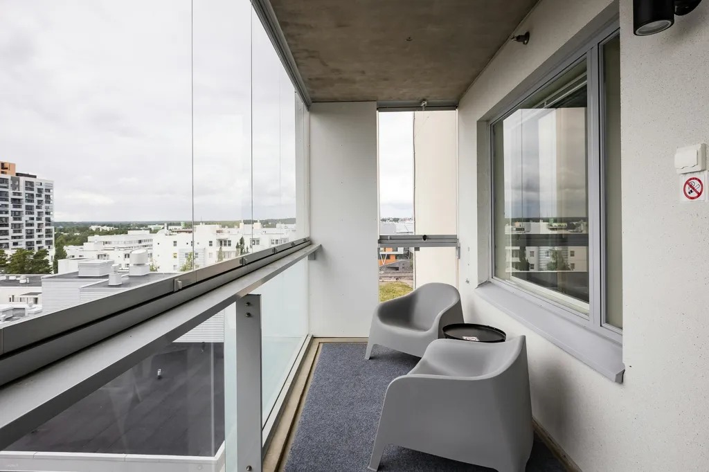 Balcony - 2-room apartment in FI