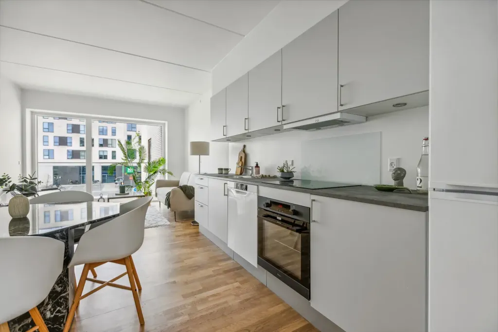 Köök - 3-Bed Flat with Balcony in Odense