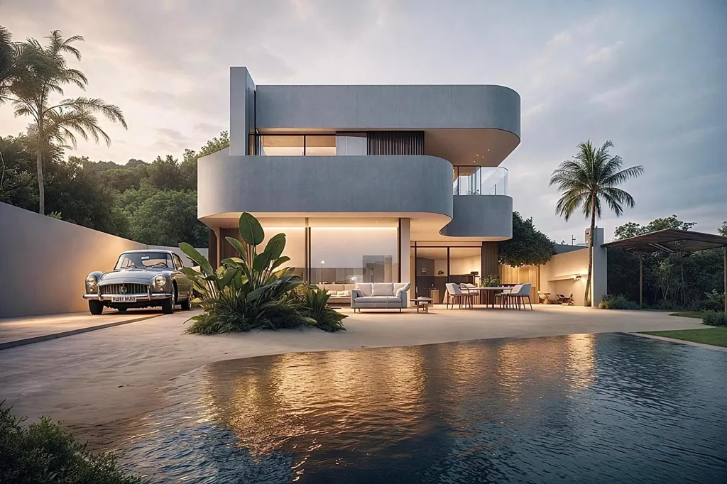 Esterno - Architectural Villa with Private Pool in Roldán