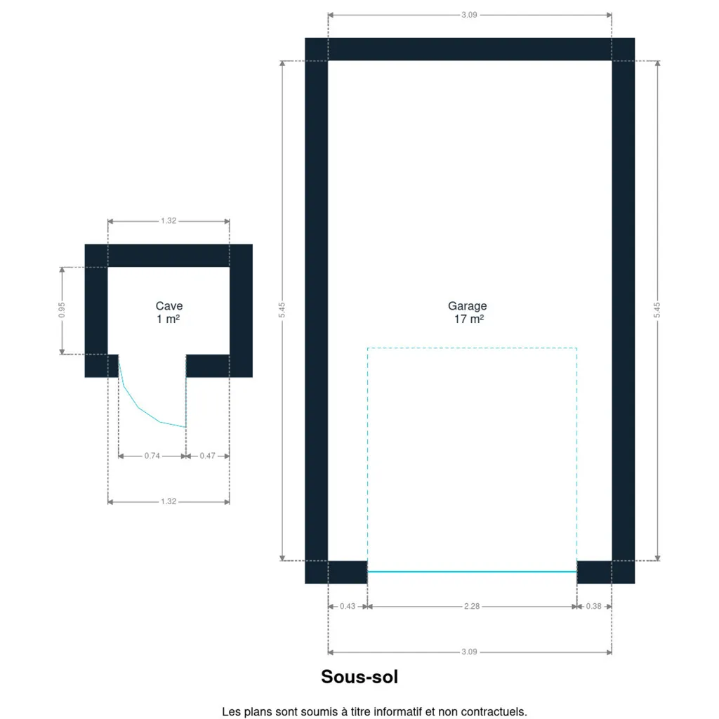 Plaan - Apartment with Terrace in Ganshoren