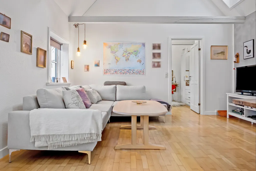 Séjour - Appartement 2 pièces à Glumsø