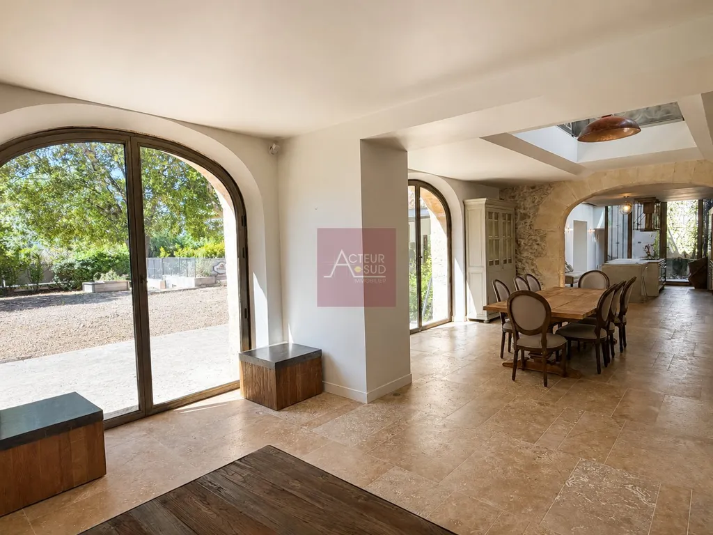 Terrass - Rustic Mas with Pool in Aiguelongue