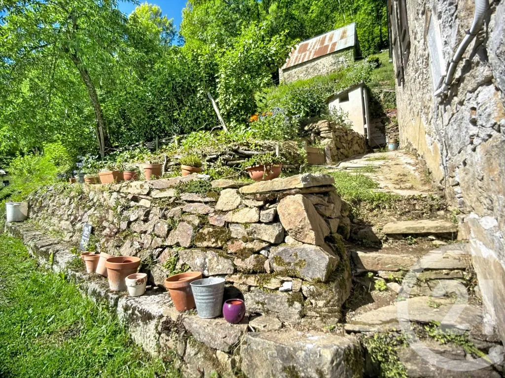 Jardin - Maison en Pierre avec Terrain à Aleu