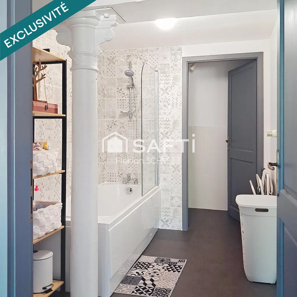 Bathrooms - Duplex with Rare Volumes in Neuf-Brisach