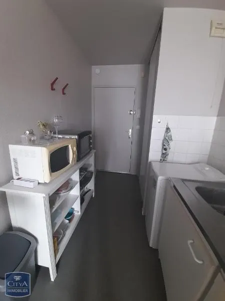 Köök - Studio with Balcony in Clermont-Ferrand