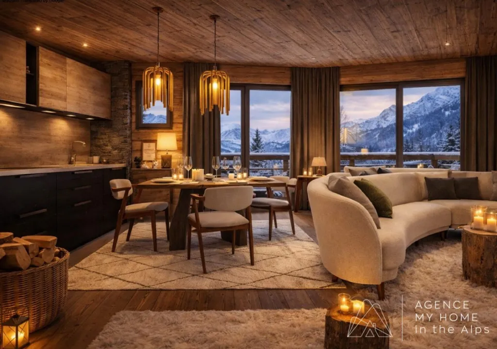 Elutuba - Duplex Apartment with Mountain View in Montriond