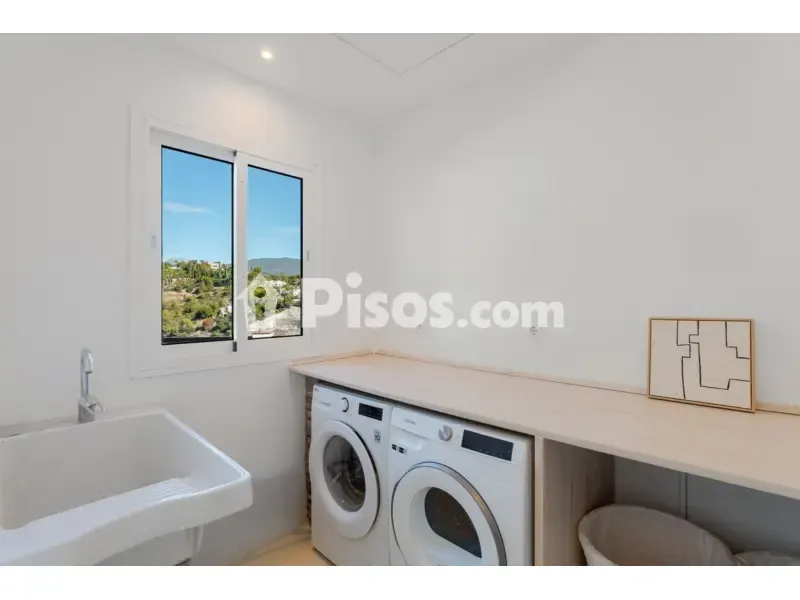 Pesuköök - Rustic Villa with Sea Views in El Madroñal