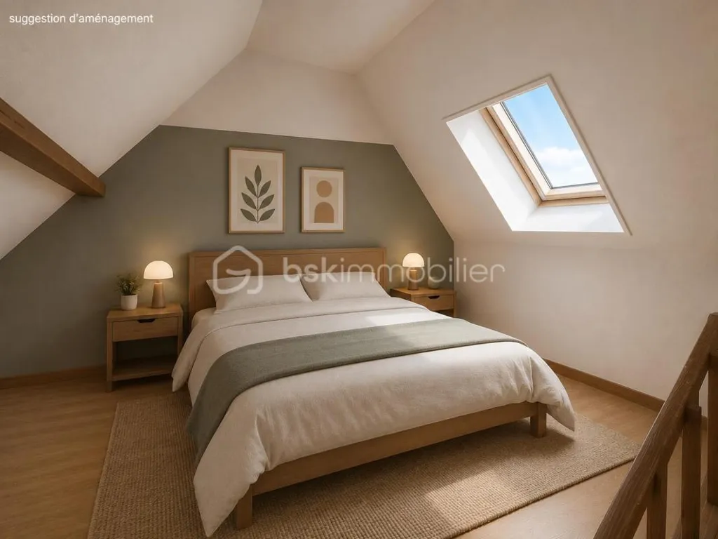 Chambres - Appartement T2 avec Cave au Centre-Ville de Rumilly