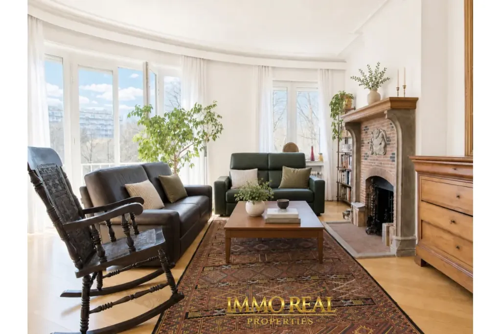 Séjour - Appartement de Prestige avec Terrasse à Ixelles