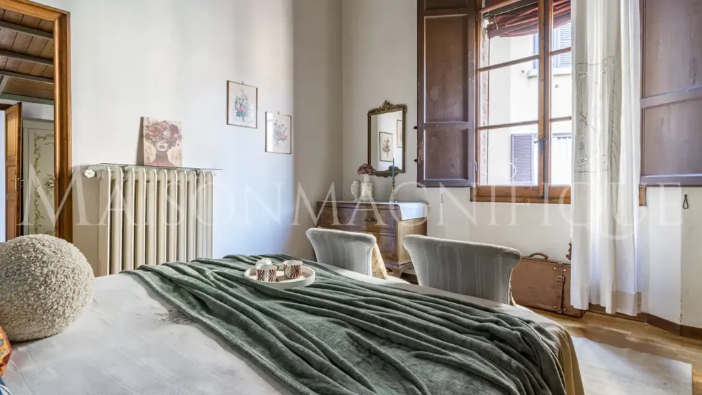 Bedrooms - Historic Apartment with Views in Bologna Centre