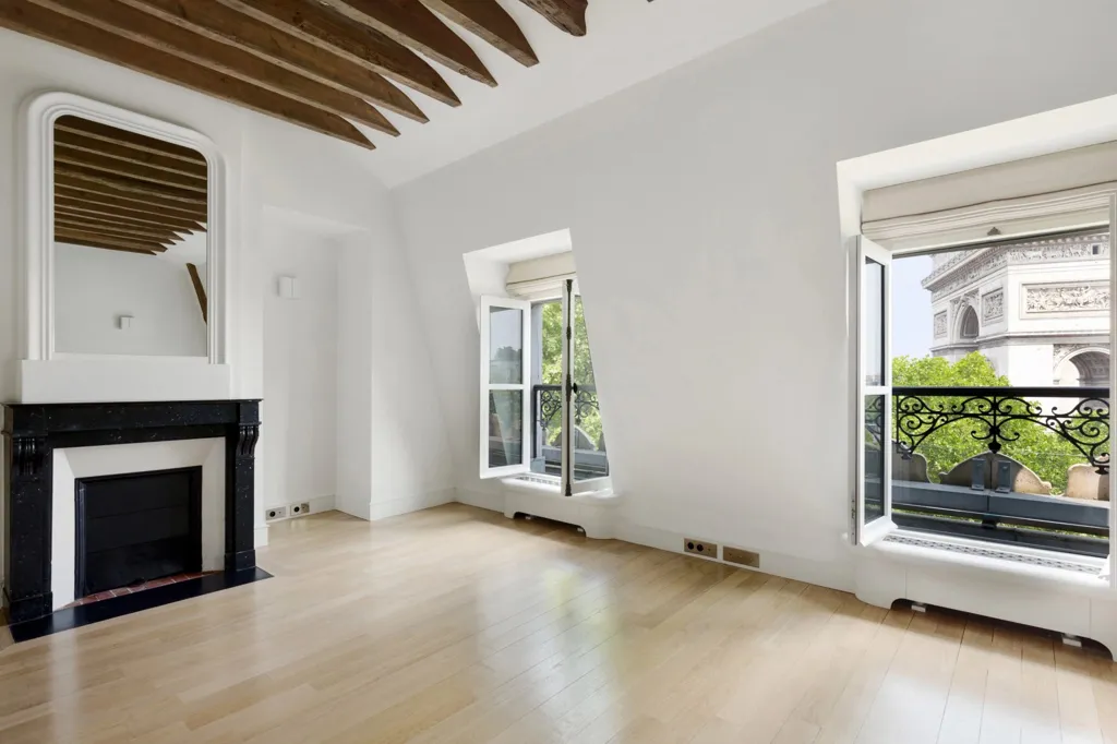 Salón - Duplex Apartment with Arc de Triomphe View in Paris 16th