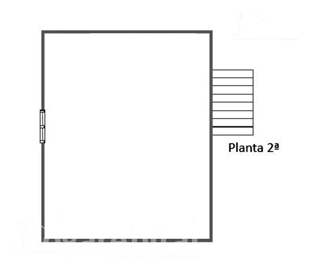 Plan - Triplex Attic with Terrace in Mislata