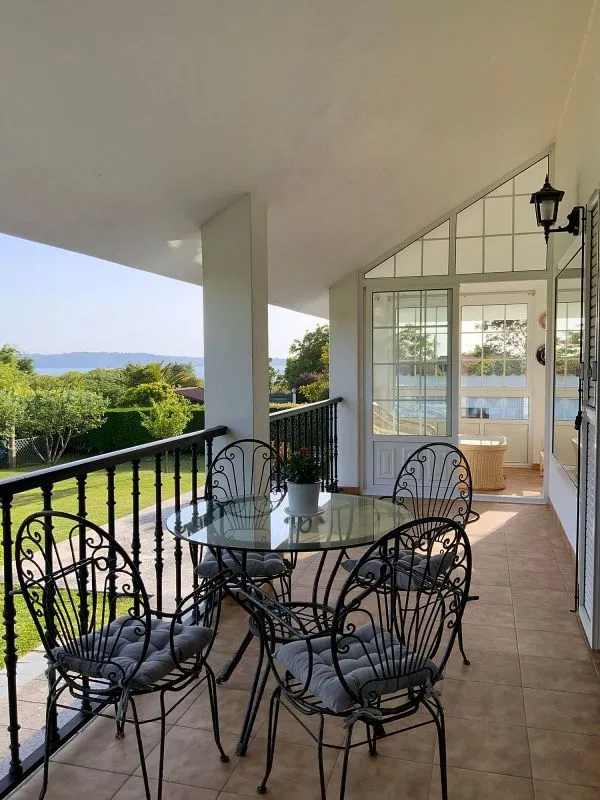 Terrasse - Chalet with Sea Views and Pool in Ares