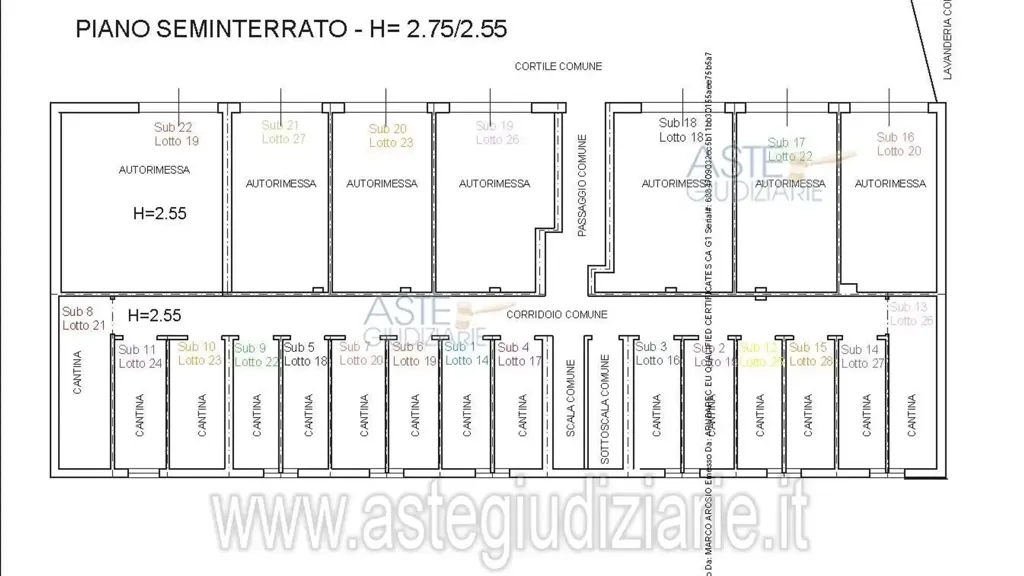 Plaan - Apartment with Cellar in Brescia