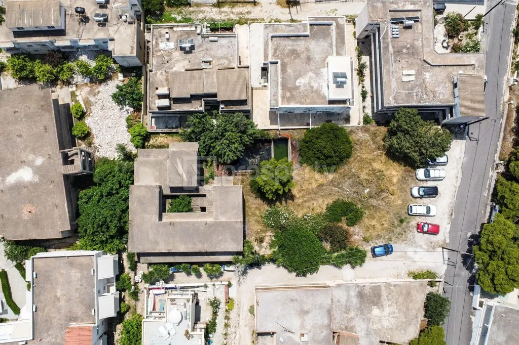 Vista aerea - Plot with Sea Proximity in Aegina