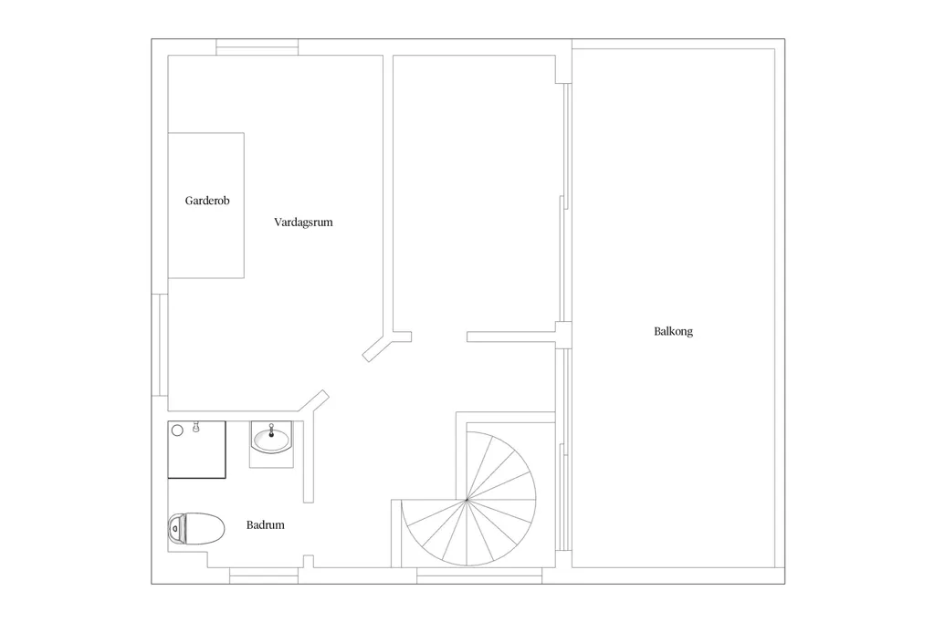 Floor Plan - Luxury Penthouse with Jacuzzi in Parkstaden