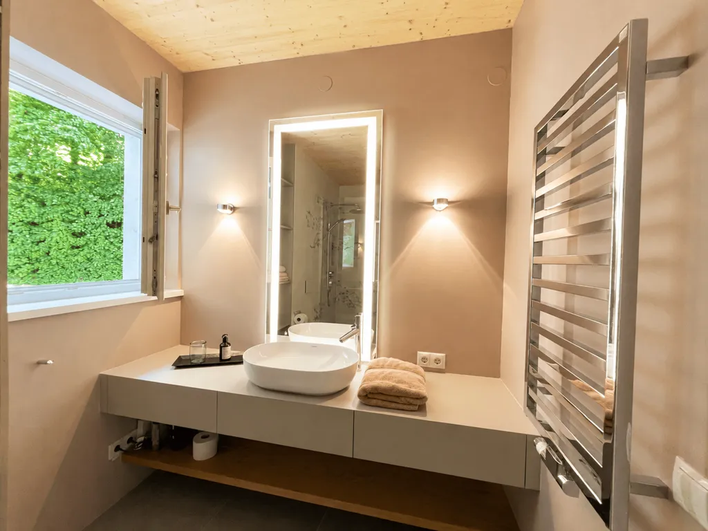 Salles de bain - Maisonette with Panoramic Lake Views in Mattsee