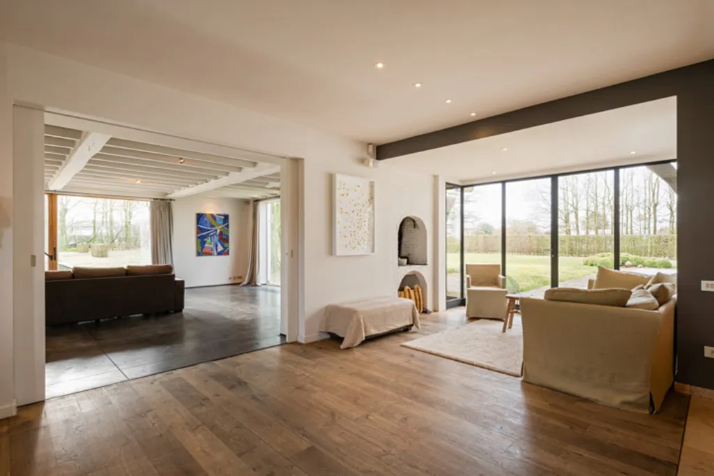 Séjour - Villa avec Terrasse et Jardin à Kruisem
