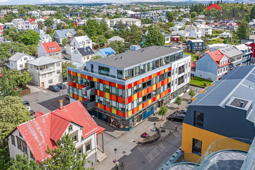 Vista aerea - Studio Apartment with Sea View in Hafnarfjörður