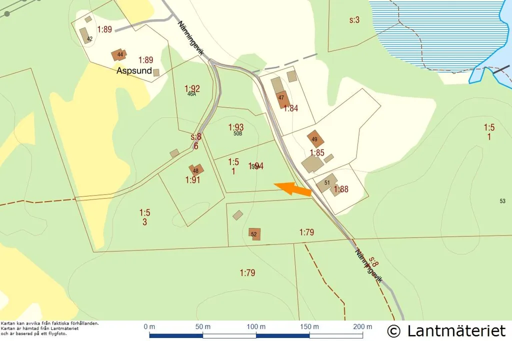Plot with Sea View in Nänningevik