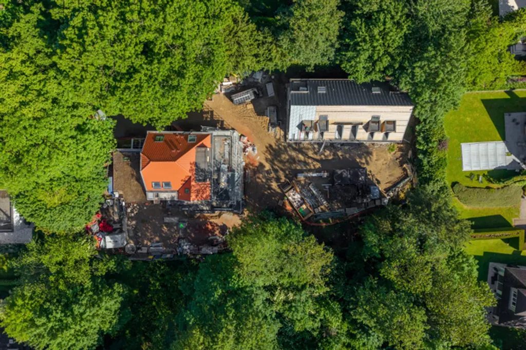 Vue aérienne - Duplex Neuf avec Terrasses à Uccle