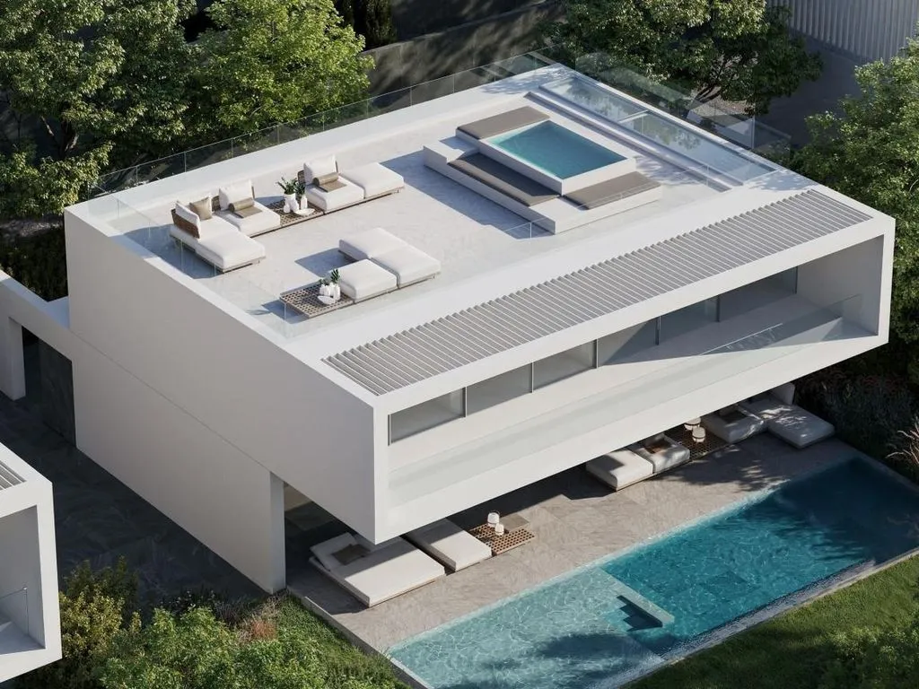 Õhuvaade - Modern Villa with Infinity Pool in Estepona