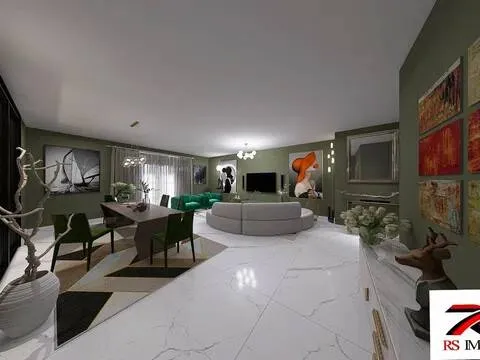 Soggiorno - Spacious Apartment with Balconies in Caserta