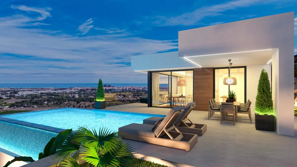 Pool - Modern Villa with Sea View in Dénia